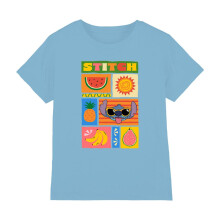 (7-8 Years, Sky Blue) Lilo & Stitch Childrens/Kids Fruit T-Shirt