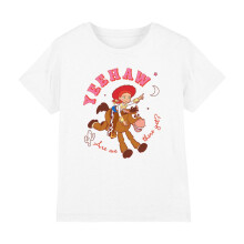 (7-8 Years, White) Toy Story 2 Childrens/Kids Yeehaw Jessie & Bullseye T-Shirt