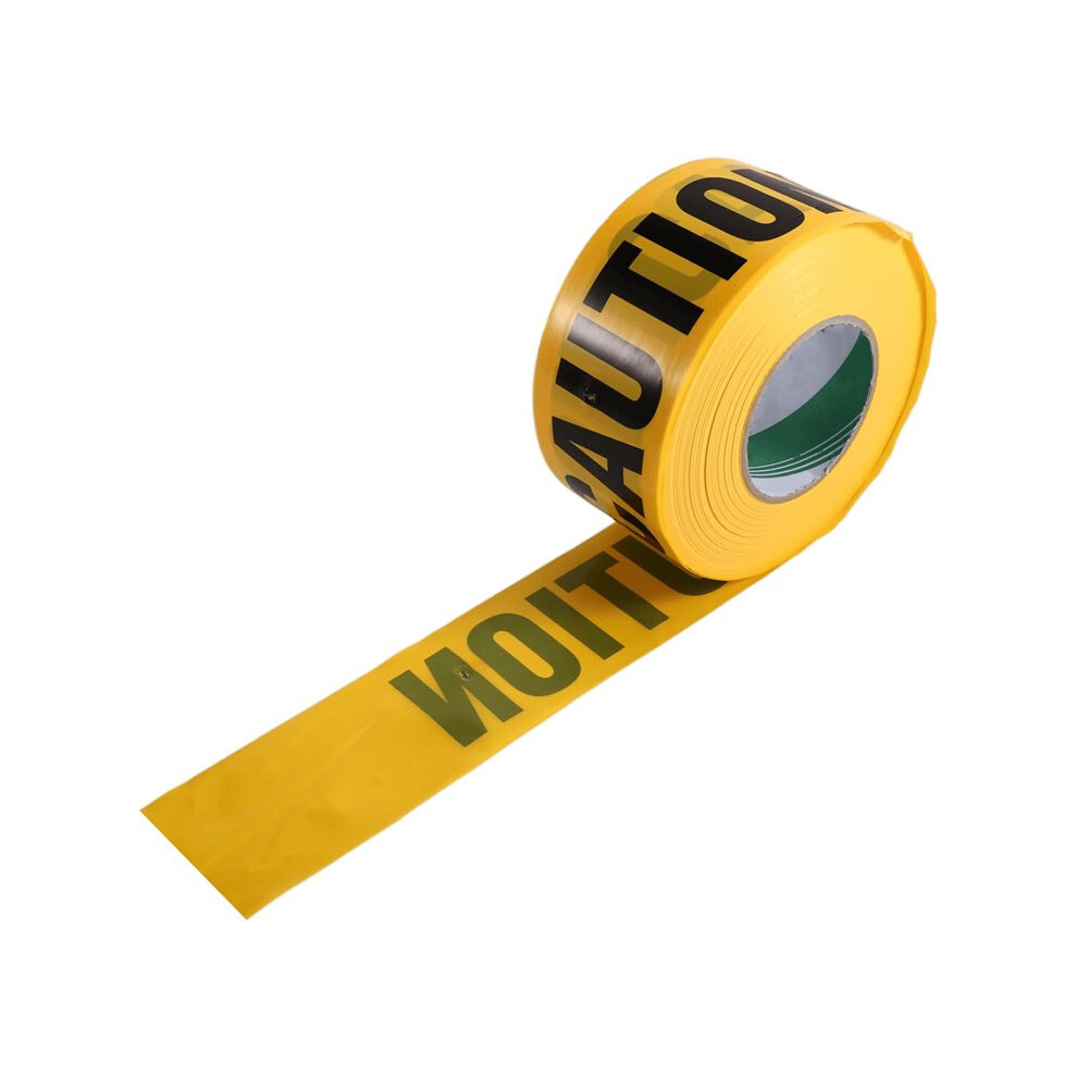 Premium Yellow Caution Tape Width 7.5Cm X 300, Bright Yellow W/Bold Black Text, For Maximum Readability, Strongest Tape 4712551361627