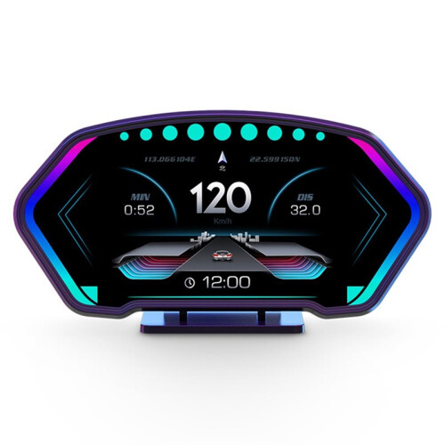 36 Functions P3 HUD OBD+Positioning System Dual System Car   Display Speedometer Tachometer Water Temp