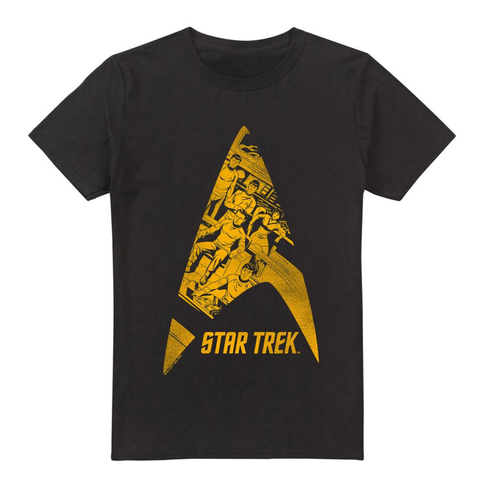 Star Trek (3Xl, ) Mens Delta Crew T-Shirt Black
