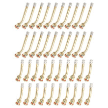 20PCS Tire Valve Stems 70mm Valve Stem for Truck Trailer RV Weeder Excellent Sealing & Rust Prevention