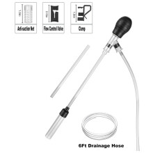 Aspirateur à Gravier pour Aquarium, Petit Modèle, Changeur D'Eau, Aspirateur à Sable, Longueur Réglable (pour Aquarium de 3 à 8 Gallons)