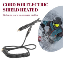 Cordon Magnétique pour Écran Chauffant Électrique, Câble de Remplacement pour Écran Chauffant de Casque de Motoneige, Fil pour Écran Chauffant