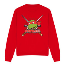(XL, Red) Teenage Mutant Ninja Turtles Unisex Adult Since 1984 Raphael Sweatshirt
