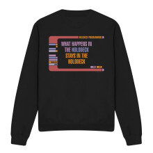 (M, Black) Star Trek Unisex Adult Holodeck Secrets Sweatshirt