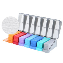 XSS-S01 Power Sponge Sandpaper Set 3mm 10mm Includes Storage Case Soft Fit Comfortable Feel for Curved Surfaces Grinding