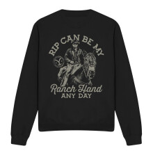 (S, Black) Yellowstone Unisex Adult Rip Can Be My Ranch Hand Sweatshirt