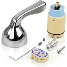 RP74148 Metalen Hendel en RP70538 Cartridgekit - voor Delta Foundation Serie Bad- en Douchekranen met Één Hendel