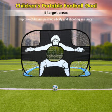 Allzweck-Fußballtor 120x80x80 cm Blau/Rot 0,8 kg