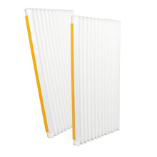 Painéis Isolamento Espuma para Ar Condicionado Janela, Kit Painéis Isolantes Laterais para Ar Condicionado, Pacote com 2 Unidades, 43 cm Altura X 23