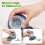 (Comb, -) Βούρτσα πιάτων με δοσομετρητή σαπουνιού, τρίχες PET/ατσάλι για κατσαρόλες 5