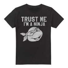 (3XL, Black) Teenage Mutant Ninja Turtles Mens Trust Me I'm A Ninja T-Shirt
