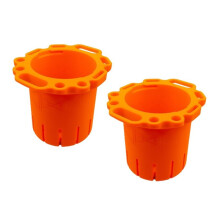 2PCS Kayak Drink Holder Adjustable Marine Drink Holder with Tool Slots for T-Track Fishing Accessories