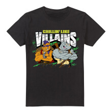 (M, Black) Teenage Mutant Ninja Turtles Mens Chillin Like Villains T-Shirt