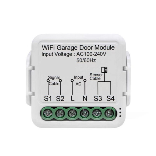WiFi Garage Door Opener Universal Wireless Remote Openers Gate  Sensor Remote App Control No Hub Required