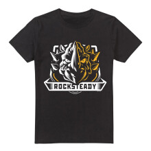 (XL, Black) Teenage Mutant Ninja Turtles Mens Rocksteady T-Shirt