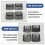 Electric Clipper Accessories,4Pcs Cut Clipper Limit Comb Guide Attachment Size Barber Replacement(3mm,6mm,9mm,12mm) 7