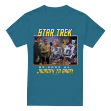 (XXL, Slate) Star Trek Mens Journey to Babel T-Shirt