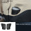 ABS Middle Row Car Door Trash Can Middle Row Storage Bin Interior Accessories for  Alphard Vellfire 40 Series 5