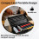 Knife Sharpening System,Professional Knife Sharpener with Controlled Angle,Knife Sharpener Professional with 5 Whetstone 10