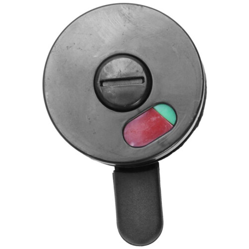 6Pcs Public Toilet Door Locking Rotating Red Green Indicator Knob Lock