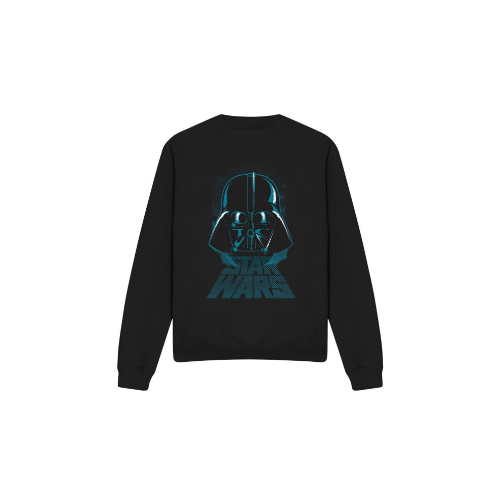 Star Wars (Xxl, ) Unisex Adult Darth Vader Distressed Sweatshirt Black