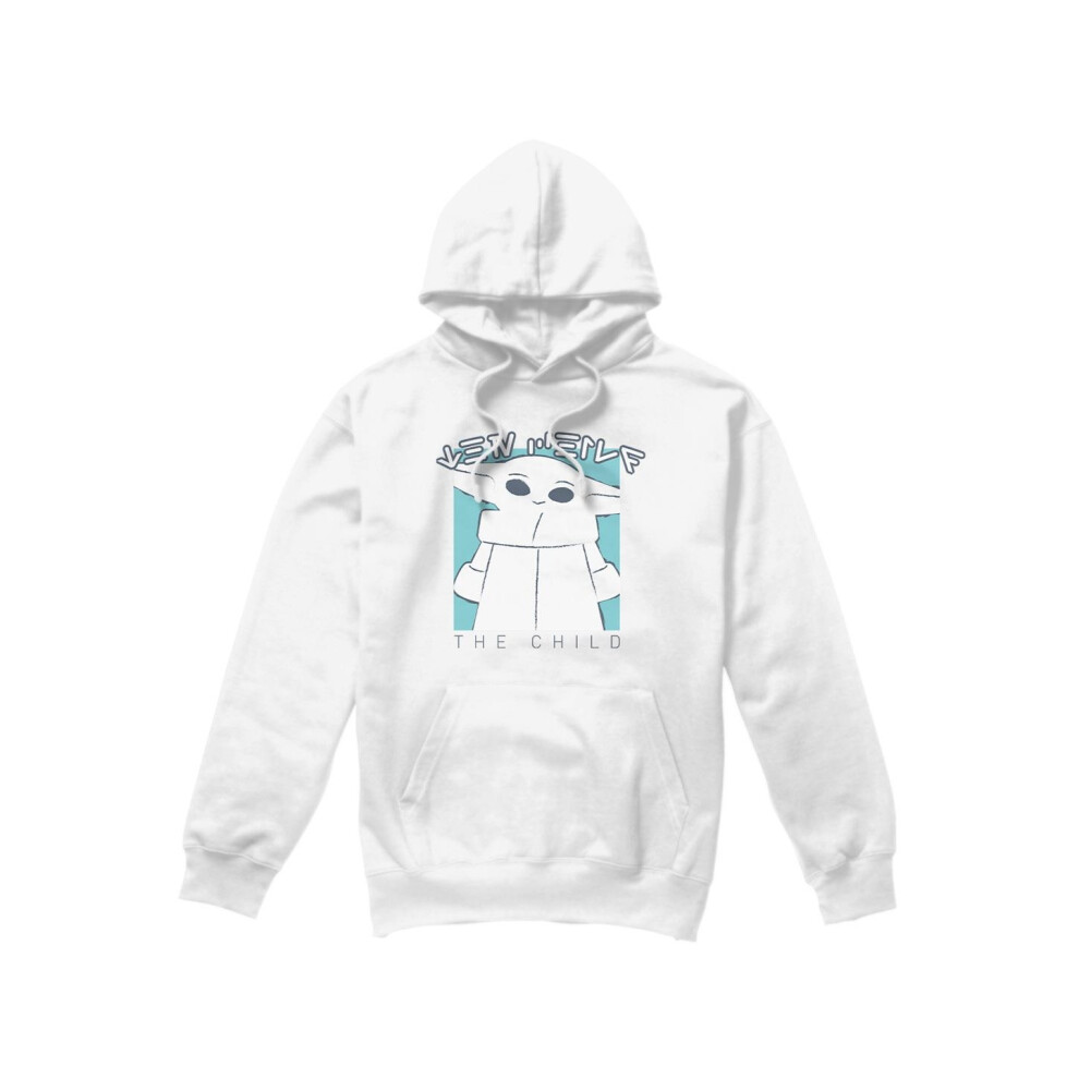Star Wars (M, ) Mens The Child Hoodie White