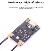 2 Stuks XR4 Gemini-X Dual Band ELRS-Ontvanger 2,4 GHz/SUB-G 900 MHz RX met T-Type Antenne voor RC FPV-Drones