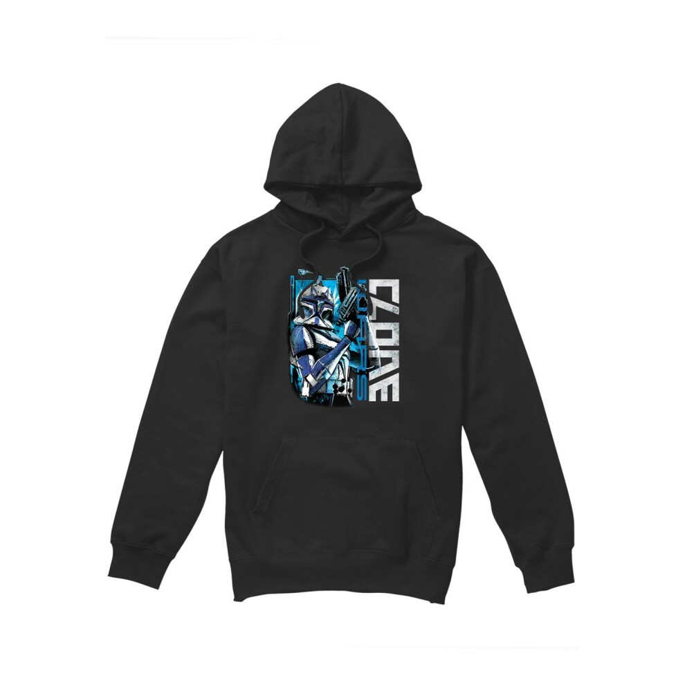 Star Wars (Xxl, ) Mens Clone Rex Hoodie Black