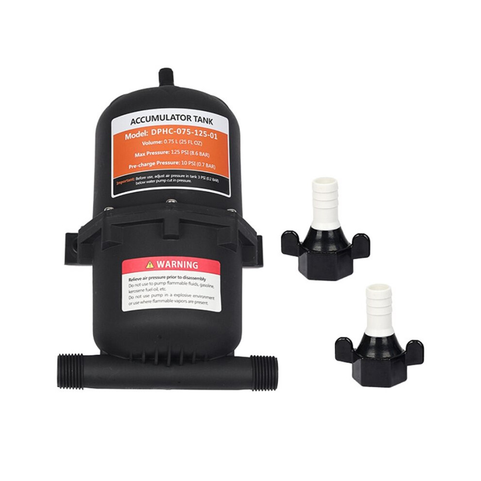 Micro Water Pump Pressure Tank 0.75L Gas Storage Tank Rv Yacht Diaphragm Pump Constant Pressure Water Supply Equipment 6033243886807