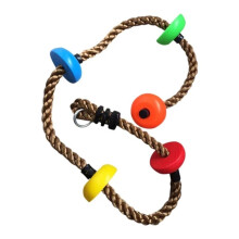 Colorful Climbing Rope Swing Disc for Kids Playground Backyard Outdoor Swing Games Fitness Equipment & Photography Props