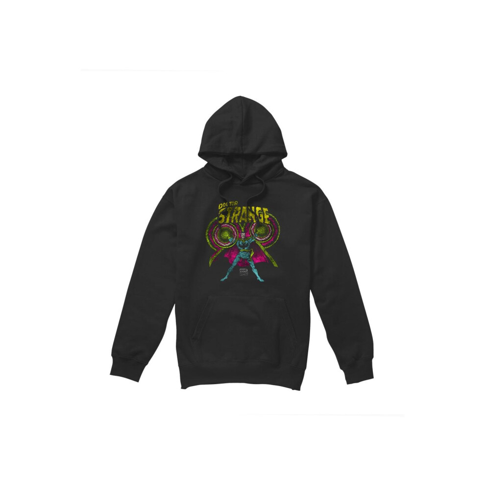 Marvel (Xl, ) Mens Doctor Strange Attack Hoodie Black