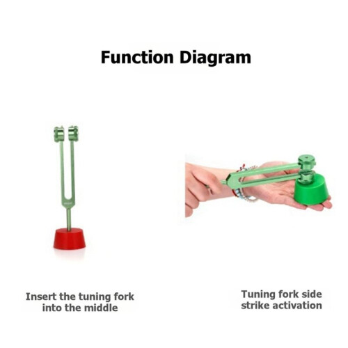Tuning Fork Holder Activator Block Non-Slip Tuning Fork Base for Sound Healing, Chakra 1