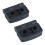 30 Pezzi Cerniere Rinforzate in Plastica Nera Da 40 mm x 30 mm 2