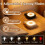 2 Pcs Night Light Clip Rechargeable  Light Rechargeable Magnetic Light Running Lights 2
