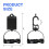 Rotating Pull- Handles Exercise Handle for LAT Pulldown Attachments Barbell Handles for Strength Training Workout 7