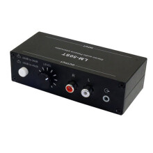 Stereo Audio Signal Attenuator for Cameras, Camcorders, Recording, and Live Streaming,Adjustable Attenuation Level
