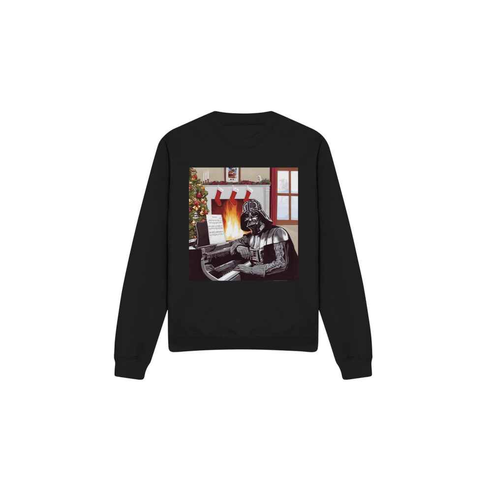 Star Wars (M, Black) Unisex Adult Christmas Carols Darth Vader Sweatshirt