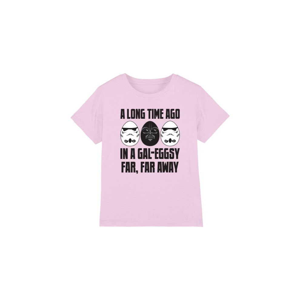 Star Wars (3-4 Years, ) Childrens/Kids Galeggsy Far, Far Away T-Shirt Pink