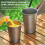 400ML Pure Titanium Beer Cup Single-Layer Ultralight Coffee Mug Stackable Portable Outdoor Camping Drinkware Equipment 3