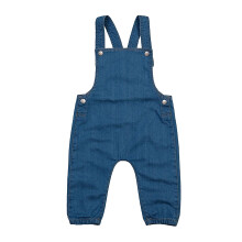 (3-6 Months, Denim Blue) Babybugz Baby Rocks Denim Dungarees