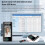 Wall Mount AI Biometric Face & RFID Recognition Terminal 4.5-Inch Card Reader for  Attendance Access Control System 4