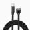 Cabo de dados e carregamento USB-C para USB-C em nylon trançado 60 W, em ângulo, rápido e resistente_M 4