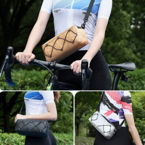 Bolsa dianteira para bicicleta de estrada com dupla camada de isolamento térmico para guiador_M 1