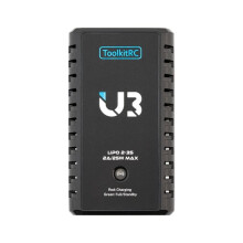ToolkitRC U3 Battery Charger 2-3S LiPo 2A 25W Balance Port Direct Charge for RTR RTF RC FPV Drone Car Airplane