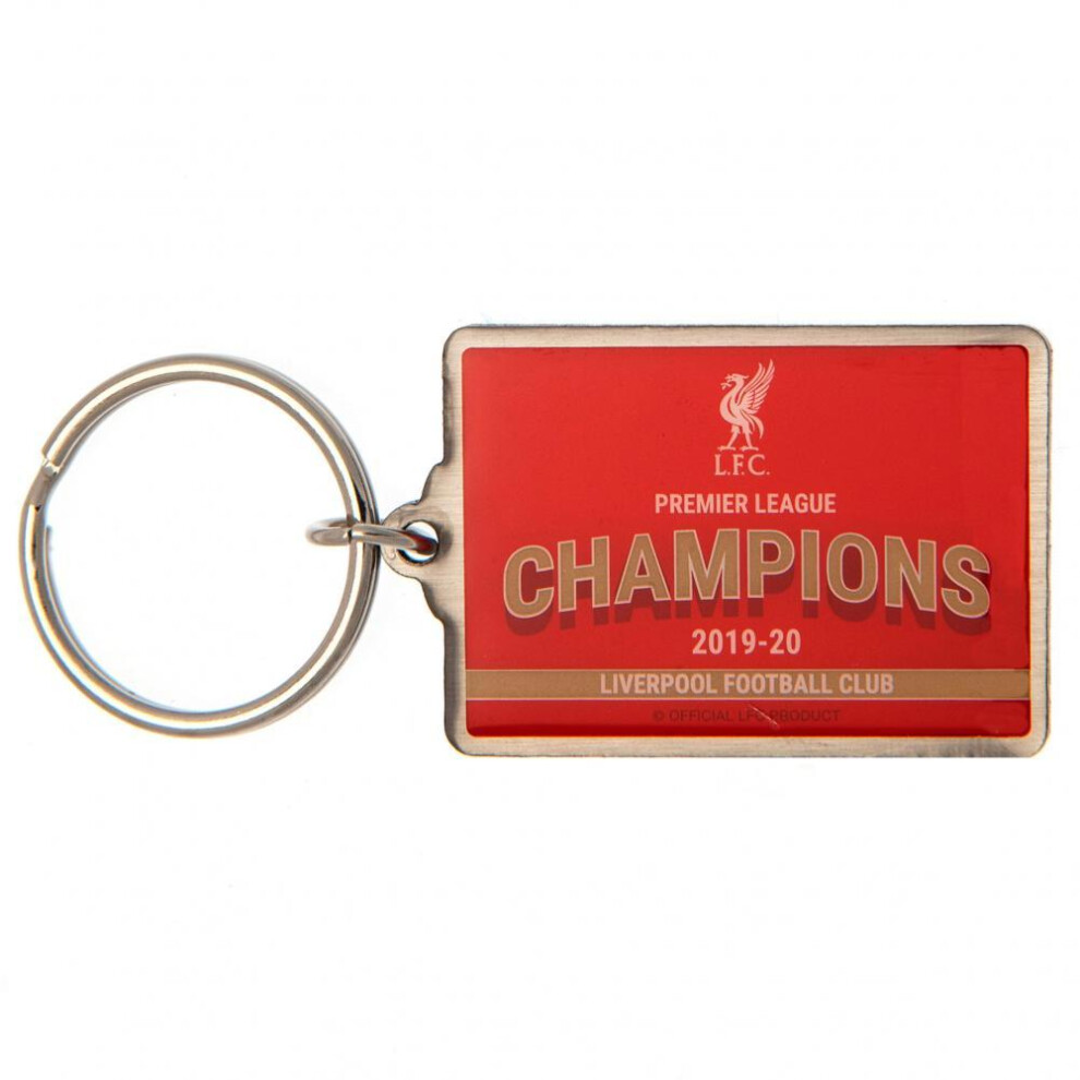 Liverpool Fc Premier League Champions Keyring Red