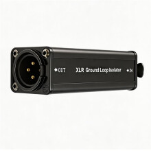 XLR-Audioisolator, Einkanal-Masseschleifenisolator, Stromgeräuschfilter, Audio-Rauschunterdrücker