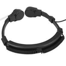 2.5mm Throat Microphone Earpiece Headset Mic PTT for Walkie Talkie  Radio TLKR T5 T80 T60 T6 T8 Talkabout MR350R T6500