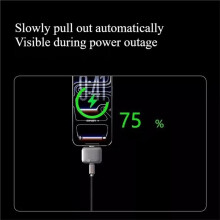 Type-C 140W Physical-Disconnect Battery Guard Anti-Overcharge Protection Safe Charging Auto Stop Charging Cable Adapter